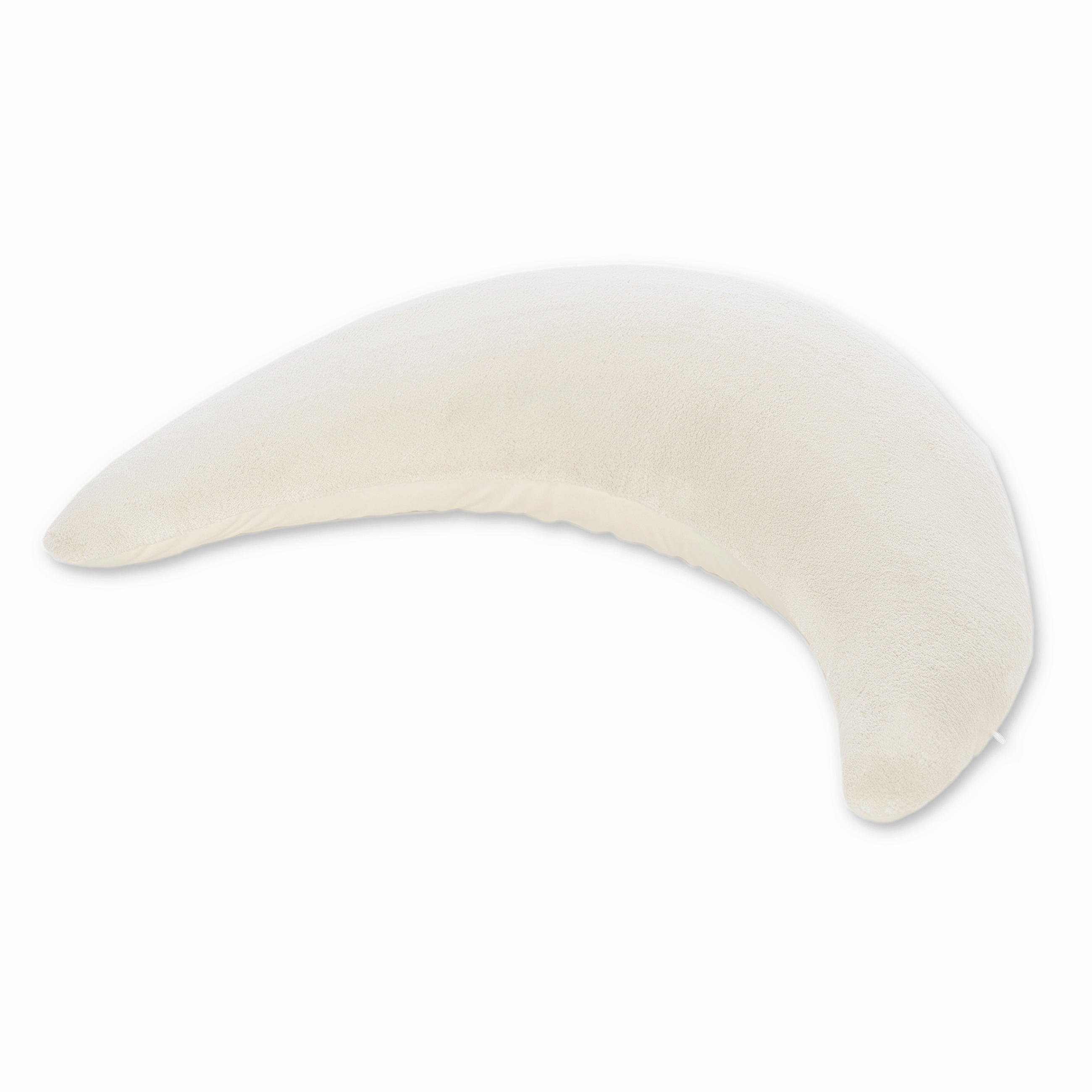STILLKISSEN Plüschmond  27/140 cm  - Creme, KONVENTIONELL, Textil (27/140cm) - Theraline