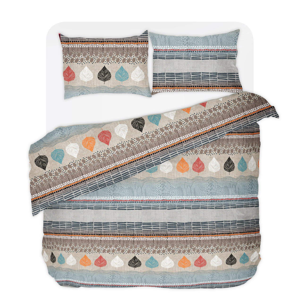 Lenjerie De Pat 200/220 cm  - albastru/galben, Basics, textil (200/220cm)