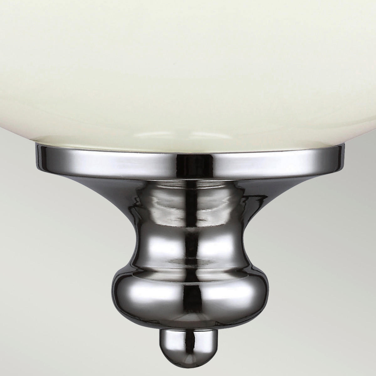 HÄNGELEUCHTE 21.6/53  cm    - Nickelfarben, Konventionell, Glas/Metall (21.6/53 cm) - Elstead Lighting