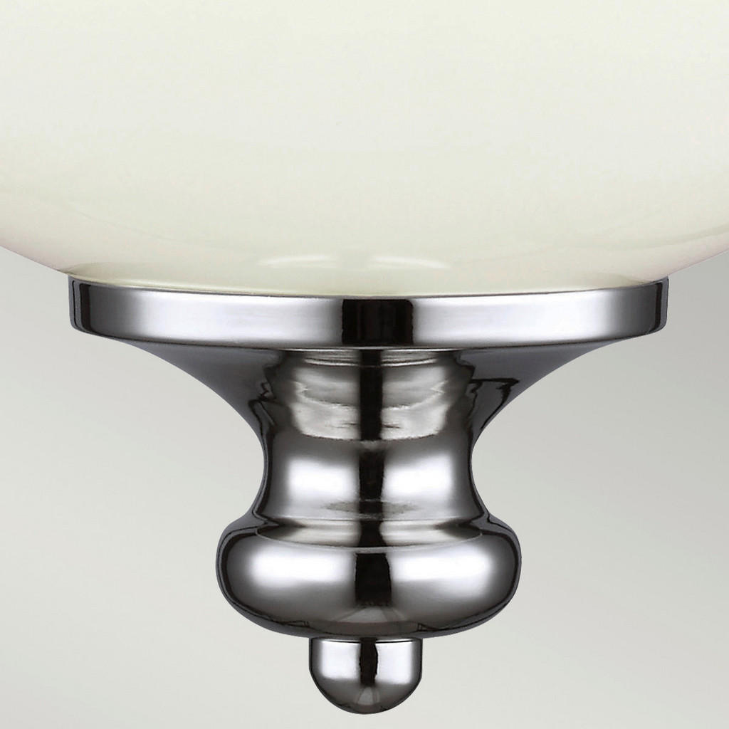 Thumbnail - Elstead Lighting Hängeleuchte Elstead Parkman, Nickel, Metall, Glas, 53 cm, Grüner Punkt, RoHS, Lampen & Leuchten, Innen...