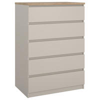 KOMMODE  in 77/111,3/50 cm  - Kaschmir/Eichefarben, Basics, Holzwerkstoff (77/111,3/50cm) - Boxxx