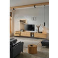 WOHNWAND  in Anthrazit, Eichefarben  342/160/50 cm  - Eichefarben/Anthrazit, Design, Glas/Holz (342/160/50cm) - Dieter Knoll