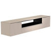 LOWBOARD  in 210/41/45 cm  - Sandfarben/Alufarben, Design, Glas/Holzwerkstoff (210/41/45cm) - Moderano