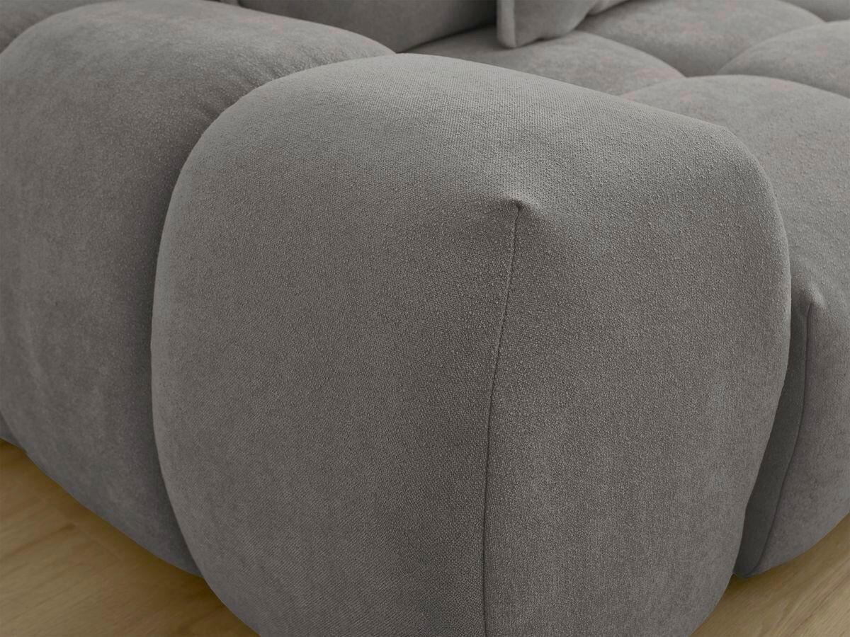 SCHLAFSOFA EVEREST  mit Rücken echt, Armteil links, Armteil rechts Struktur Dunkelgrau  - Dunkelgrau/Schwarz, MODERN, Kunststoff/Textil (278/115/90cm)