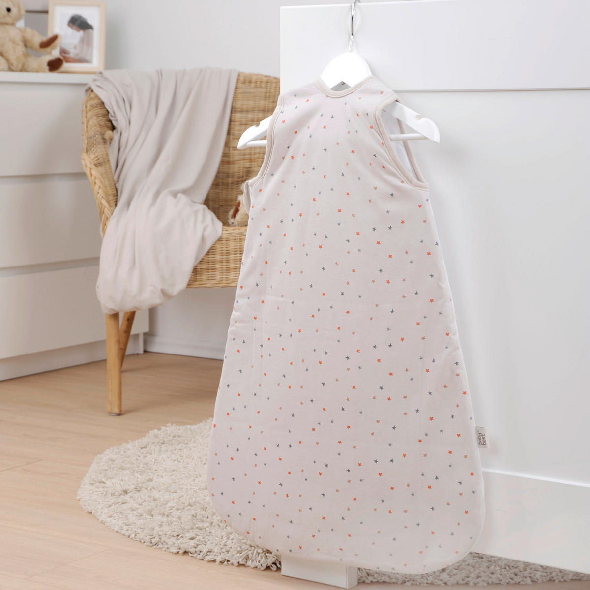 BABYSCHLAFSACK Moon & Stars  90/45 cm     - Perlmutt/Beigebraun, Basics, Textil (90/45cm) - baby best