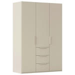 DREHTÜRENSCHRANK 151/223/61 cm,  in Champagner, 3-türig  - Champagner, Basics, Holzwerkstoff/Metall (151/223/61cm) - Novel