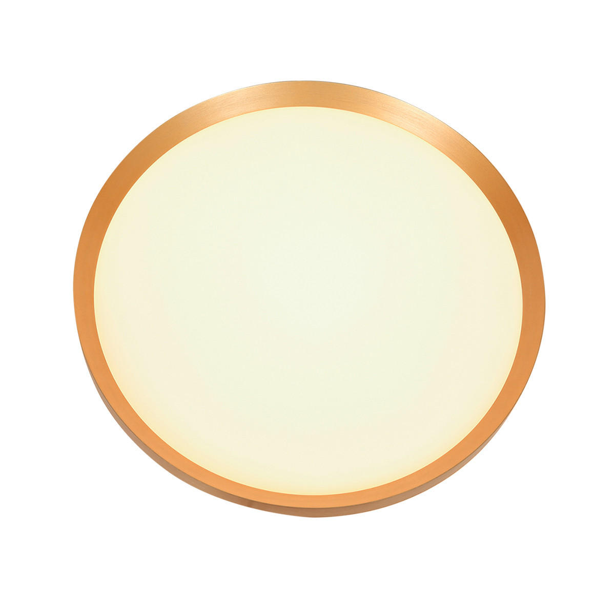DECKENLEUCHTE  40/7 cm    - Goldfarben, KONVENTIONELL, Kunststoff/Metall (40/7cm)
