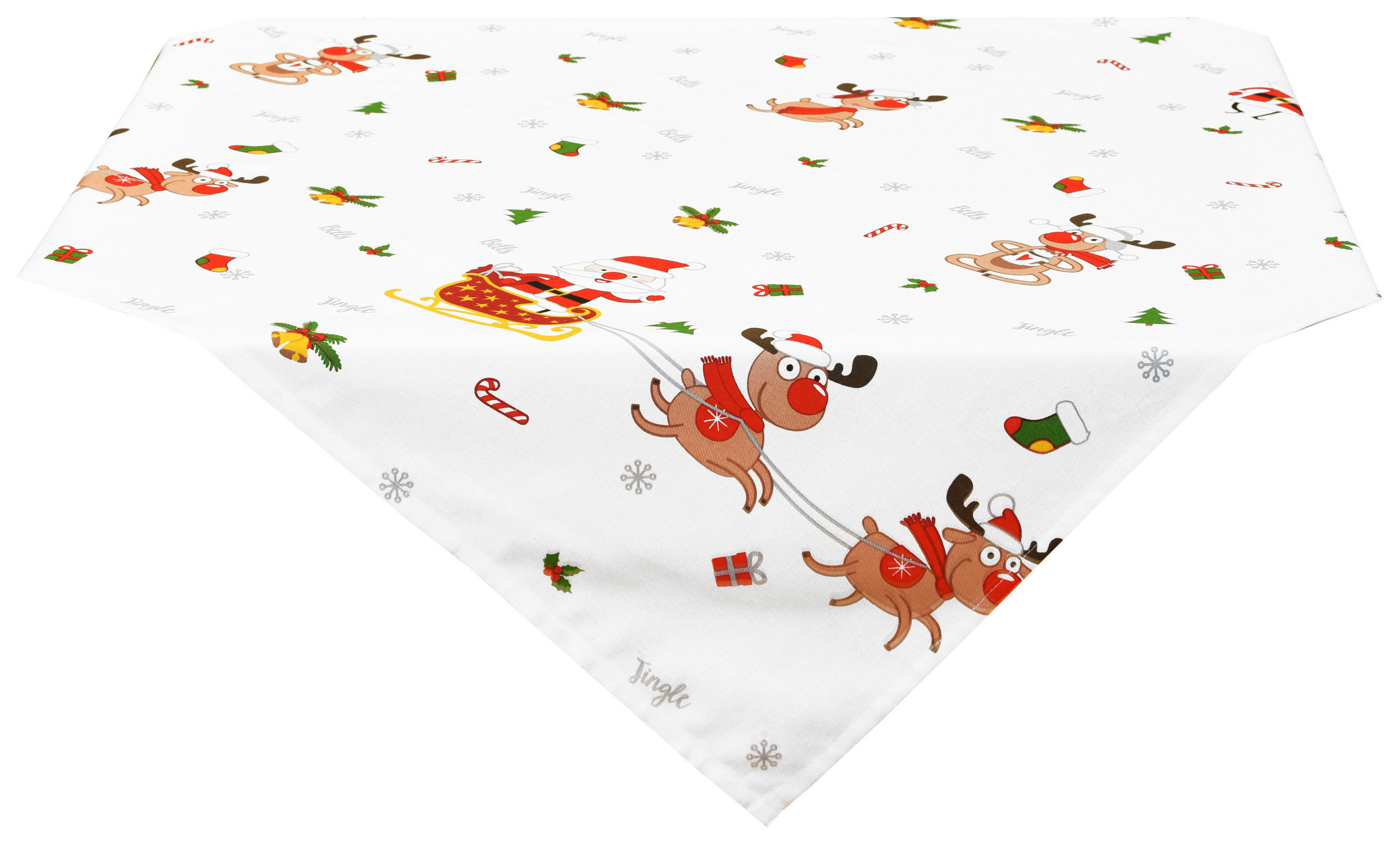 ASZTALTERÍTŐ   - többszínű, Basics, textil (95/95cm)