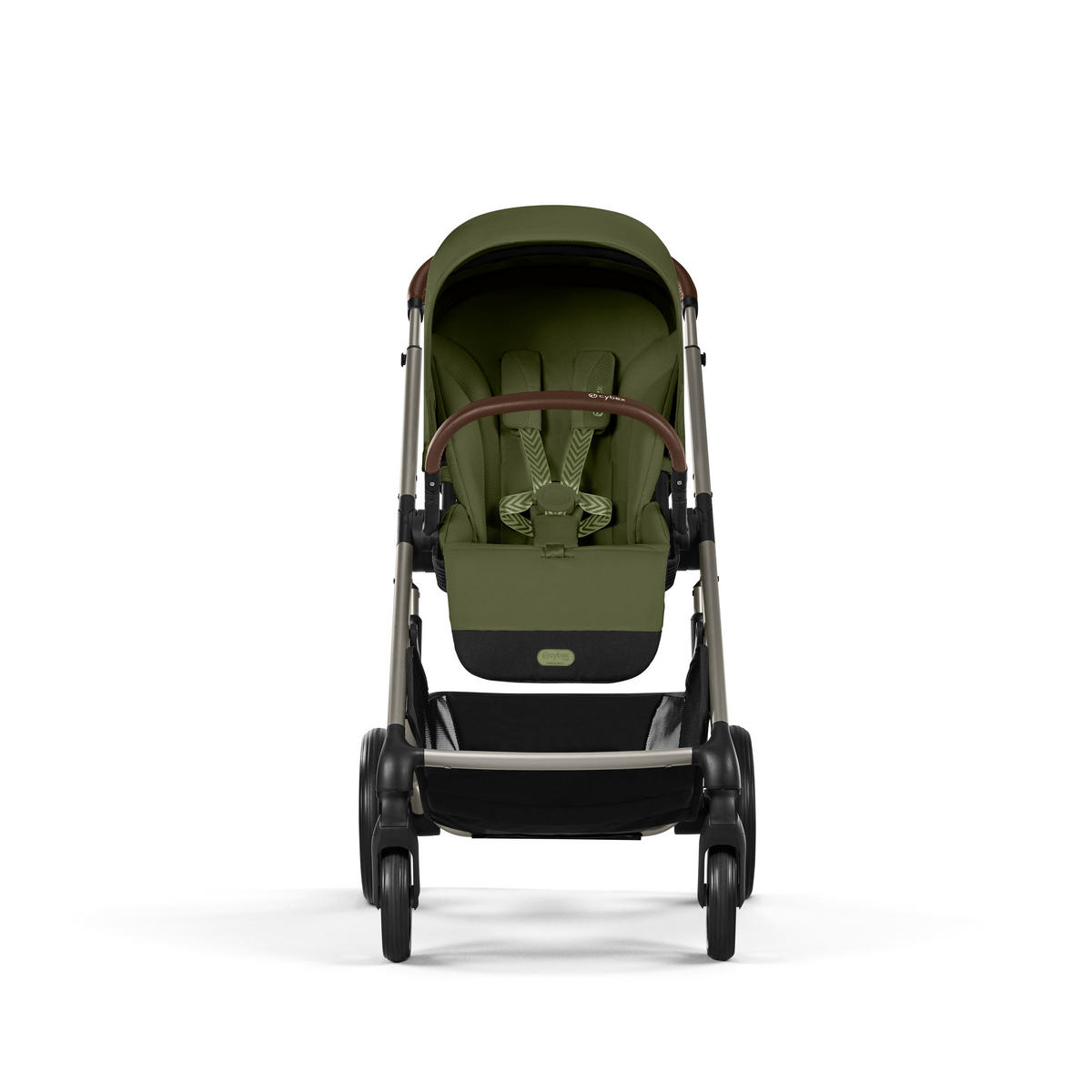 KINDERWAGEN Balios S Lux  - Taupe/Waldgrün, Basics, Textil/Metall (87/60/108cm) - cybex GOLD