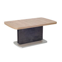 COUCHTISCH Holzwerkstoff 110/63/53 cm  - Eichefarben/Anthrazit, Konventionell, Holzwerkstoff (110/63/53cm) - Venda