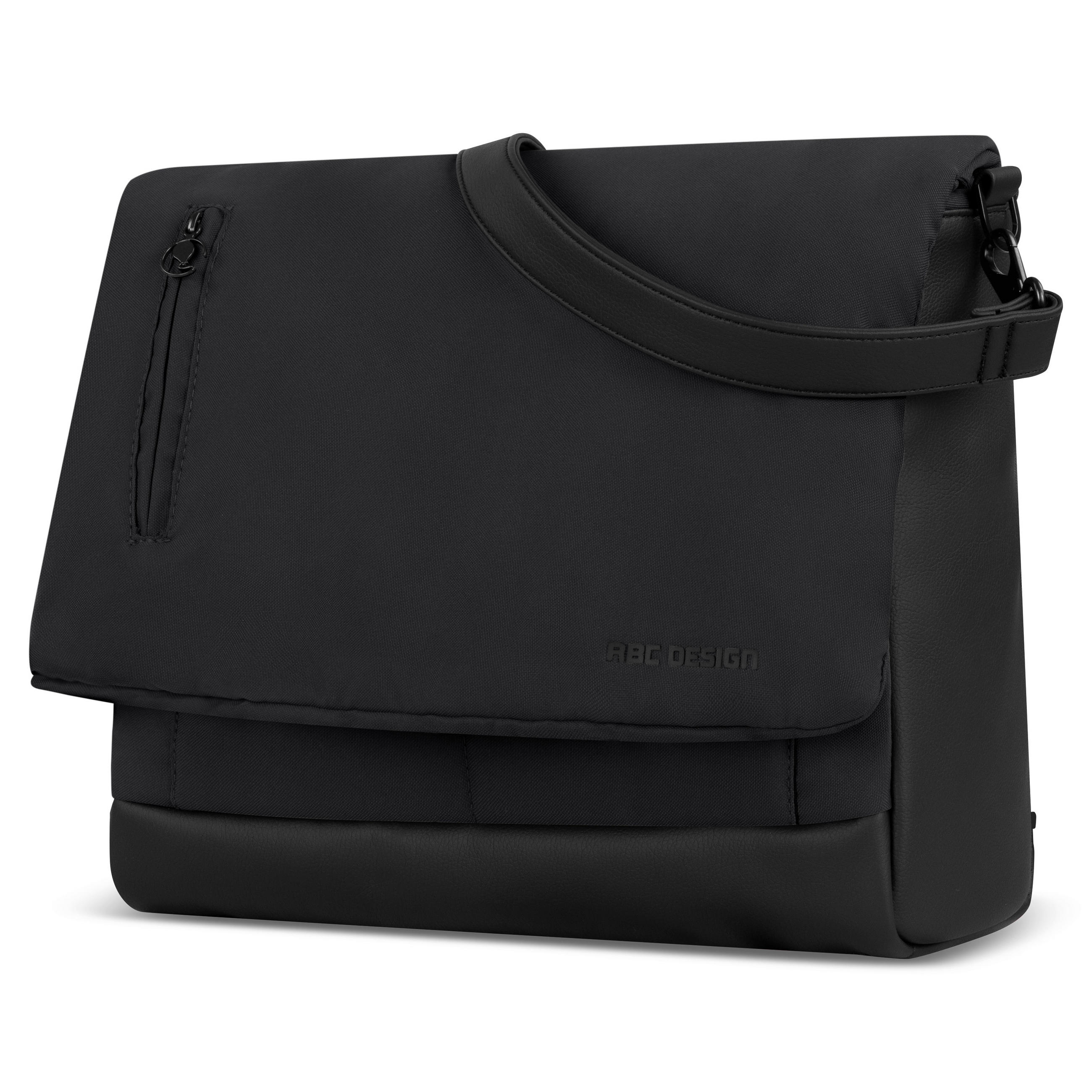 ABC Design Wickeltasche Urban Schwarz 32x29x16 cm
