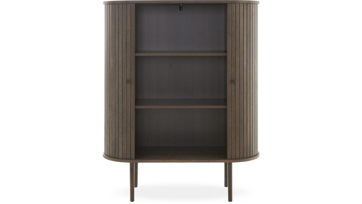 SIDEBOARD 100/123/40 cm  - mörkbrun, Design, trä (100/123/40cm) - Best Price