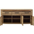 SIDEBOARD 172/85/45 cm  - Wildeiche/Schwarz, Natur, Holz/Holzwerkstoff (172/85/45cm) - Carryhome