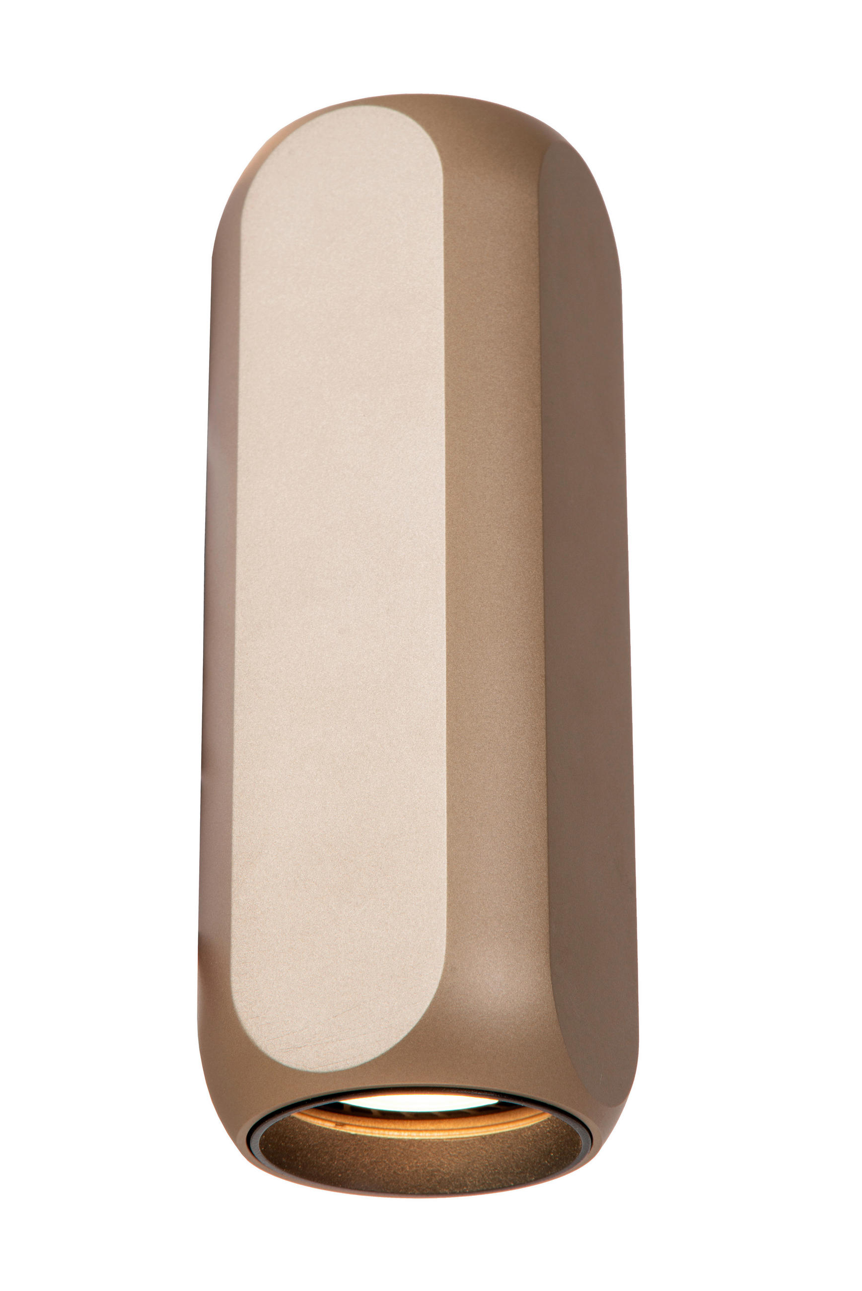 DECKENLEUCHTE BRAGA 6/6/10.3 cm  - Cappuccino, Design, Metall (6/6/10.3cm) - Lucide