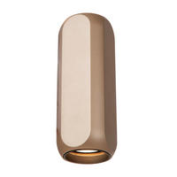 DECKENLEUCHTE BRAGA 6/6/10.3 cm  - Cappuccino, Design, Metall (6/6/10.3cm) - Lucide