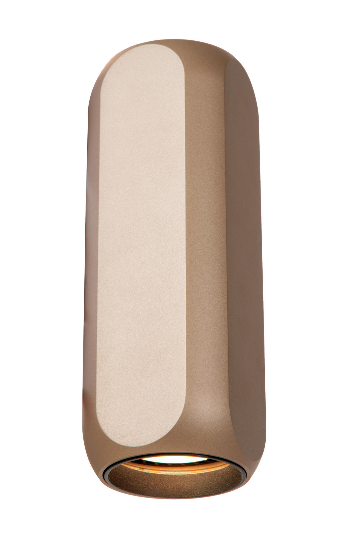 DECKENLEUCHTE BRAGA 6/6/10.3 cm  - Cappuccino, Design, Metall (6/6/10.3cm) - Lucide