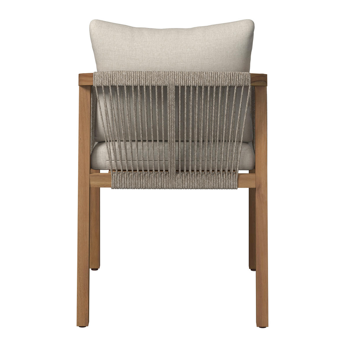 GARTENSTUHL in Holz Akaziefarben, Beige  - Beige/Akaziefarben, Natur, Holz (58/77/62cm) - Ambia Garden