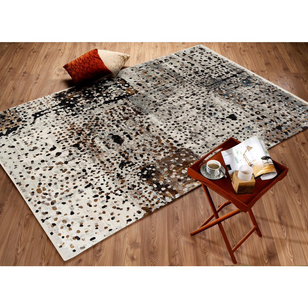 Thumbnail - Musterring Webteppich Colorado Point, Grau, Mehrfarbig, Hellgrau, Dunkelgrau, Textil, Abstraktes, rechteckig, 80x150 cm,...