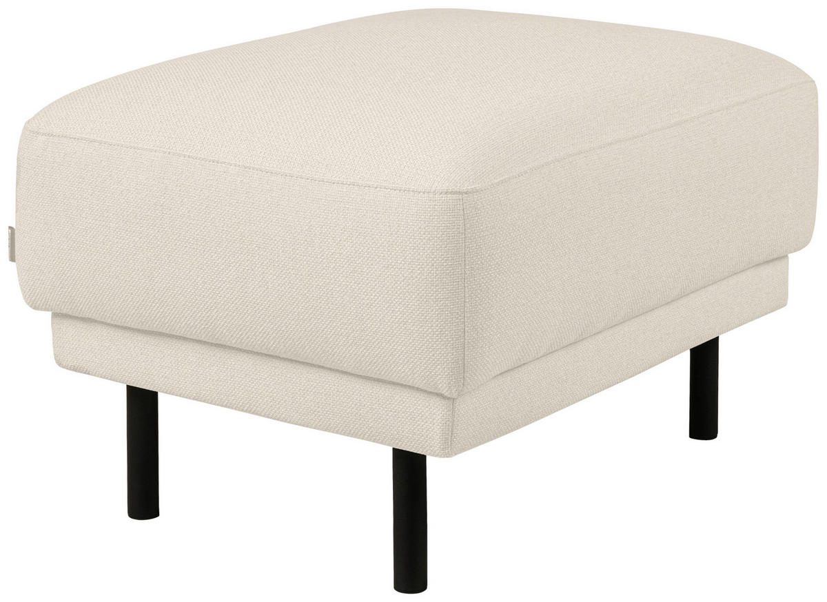 PALL i textil, metall, trä beige  - beige/svart, Design, metall/trä (73/47/57cm) - Pure Home Comfort