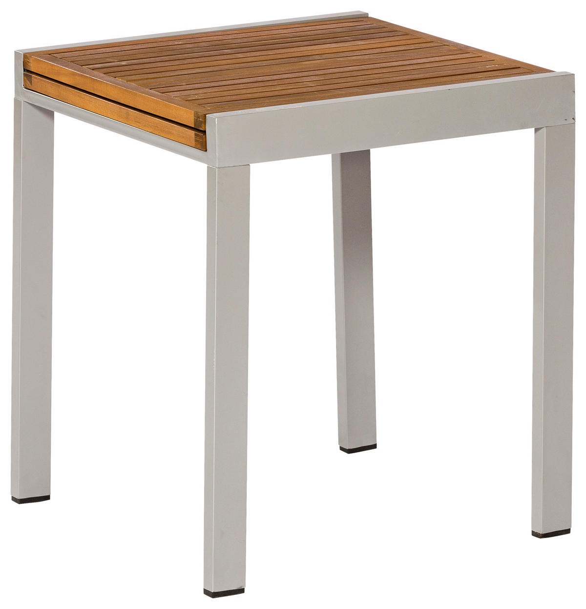 BALKONSET  - Beige/Silberfarben, MODERN, Holz/Kunststoff - Gardenson
