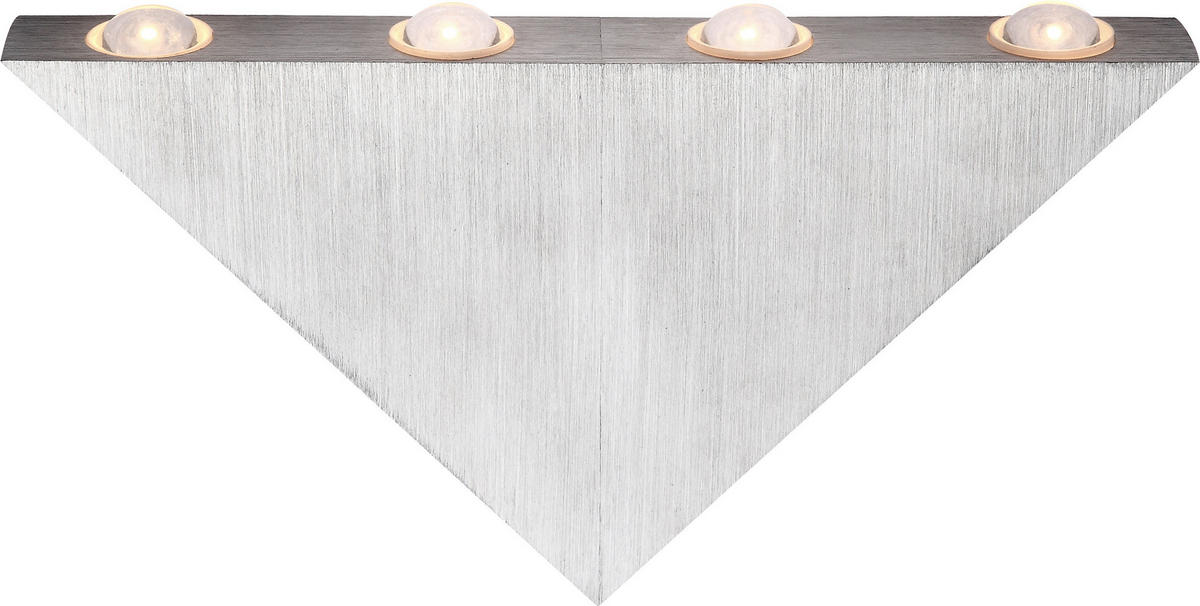 LED-WANDLEUCHTE 23,5/3/12,5 cm   - Design, Kunststoff/Metall (23,5/3/12,5cm) - Globo