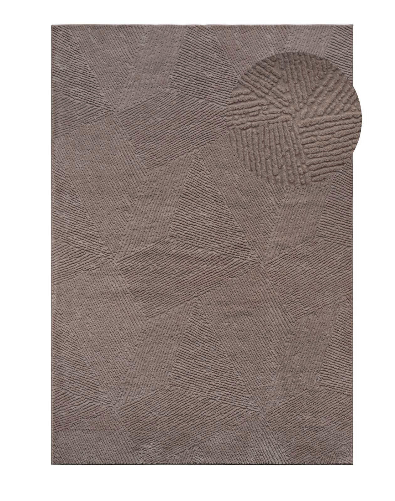 WEBTEPPICH 160/230 cm Stilo Taupe rechteckig  - Taupe, Basics, Textil (160/230cm) - Novel