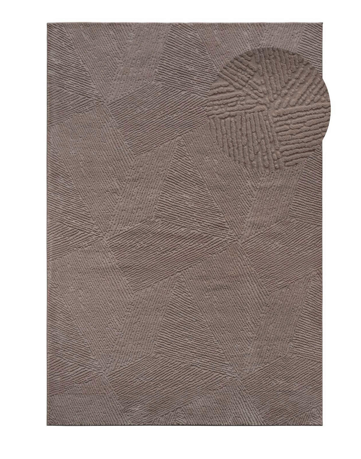 WEBTEPPICH 160/230 cm Stilo Taupe rechteckig  - Taupe, Basics, Textil (160/230cm) - Novel