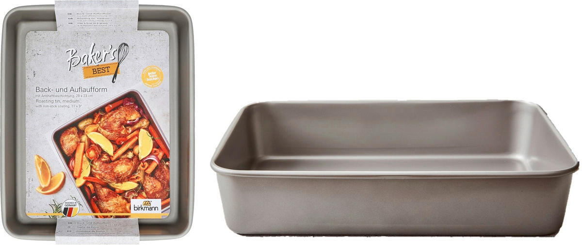 AUFLAUFFORMENSET Metall 2-teilig  - Silberfarben, KONVENTIONELL, Metall - Birkmann