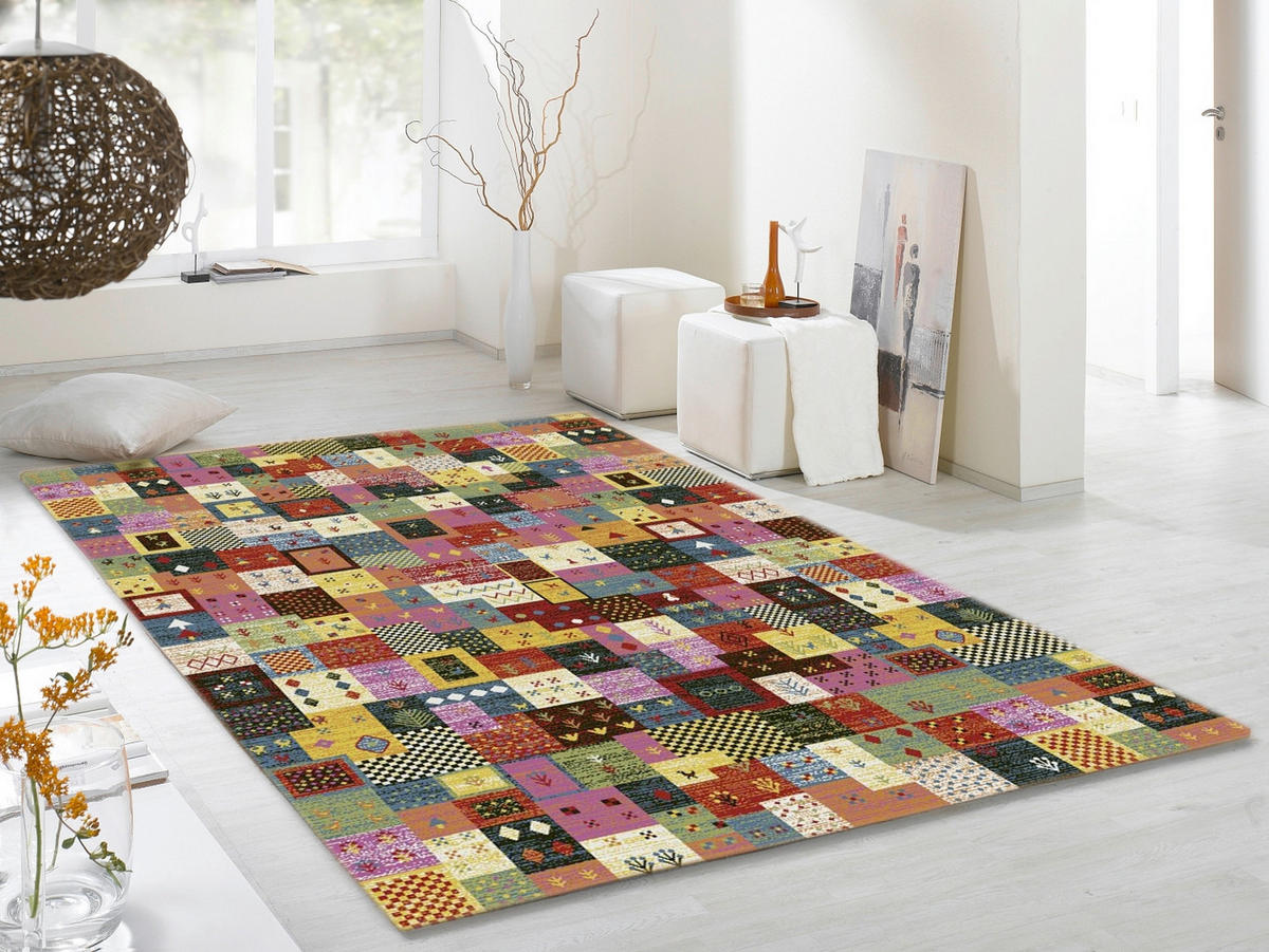 WEBTEPPICH 80/150 cm Happiness Pardis Multicolor  - Multicolor, Basics, Textil (80/150cm) - Novel