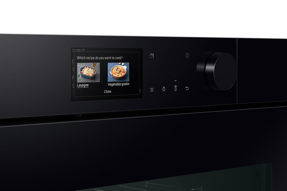 BACKOFEN NV7B7997AAK/U3  - Schwarz, Design, Glas/Metall (59,5/59,5/57,1cm) - Samsung