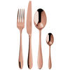 BESTECKSET 24-teilig Edelstahl  - Kupferfarben, Basics, Metall (32,8/32,5/5,1cm) - Sambonet