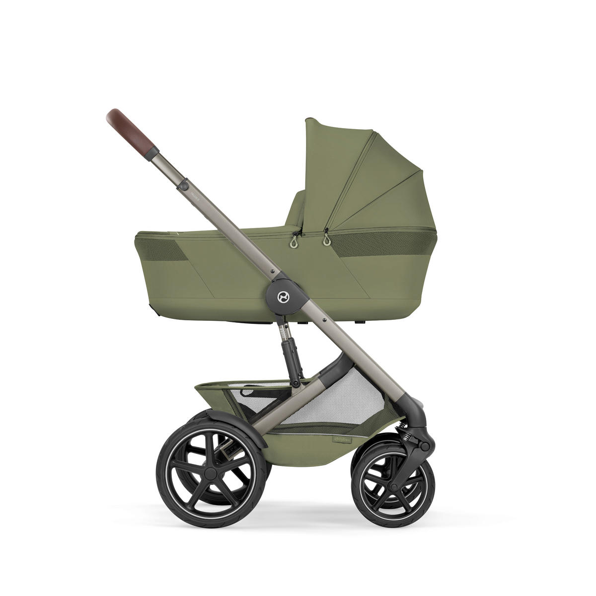 KINDERWAGEN Talos S TPE inkl. Fold-Carrycot  - Taupe/Khaki, Basics, Textil/Metall (93/60/115cm) - cybex GOLD