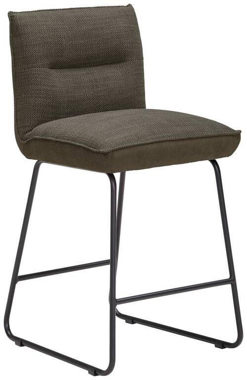 TRESENSTUHL Flachgewebe Braun, Schwarz Stahl Stoffauswahl, Typenauswahl, Gestellauswahl  - Schwarz/Braun, Design, Textil/Metall (48/92/54cm) - Dieter Knoll