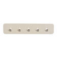 HAKENLEISTE  in Creme  - Creme, Design, Metall (50/10/3cm) - Xora