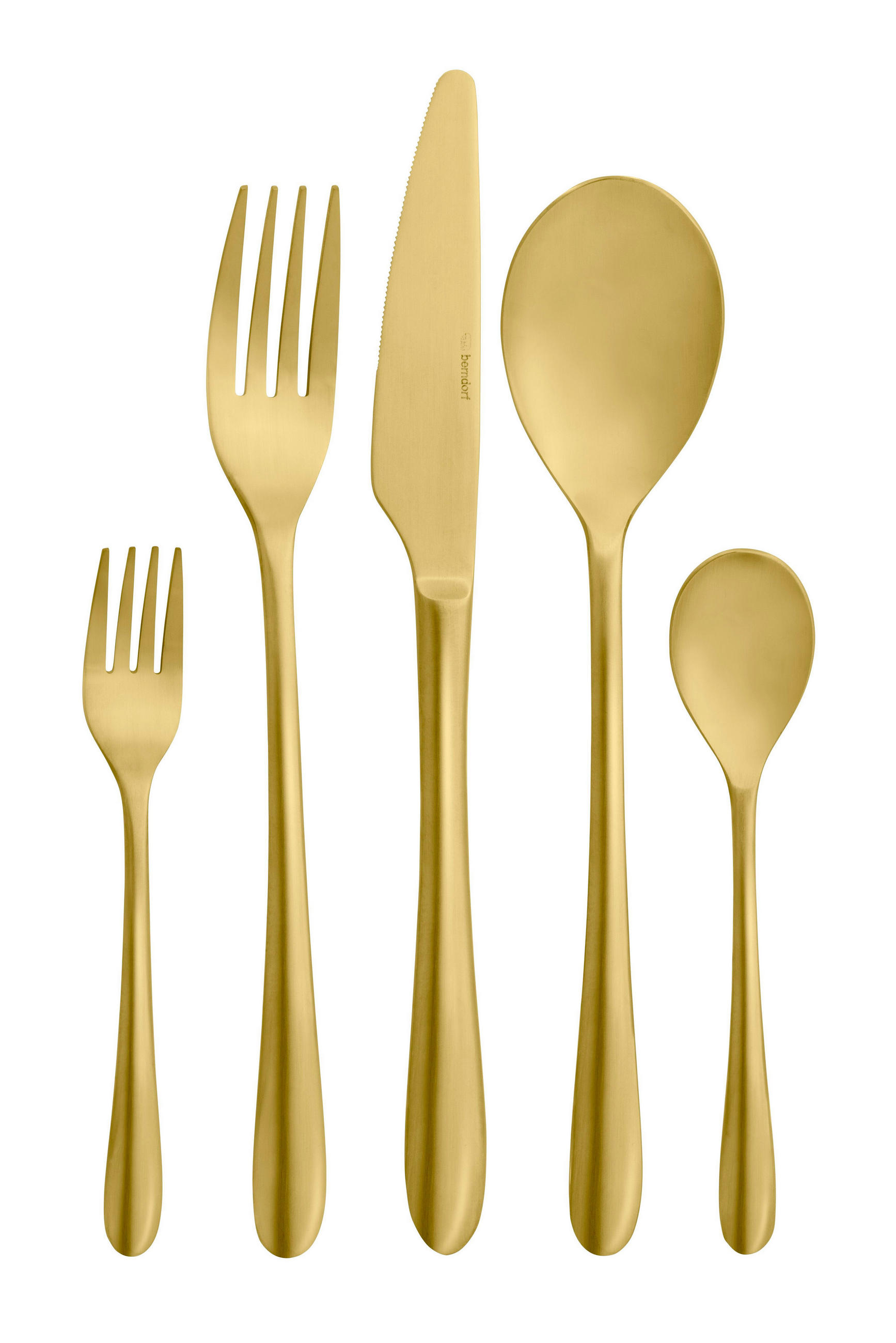 BESTECKSET ONTARIO 20-teilig Edelstahl - Goldfarben, Basics, Metall (28,5/5/33,8cm) - Berndorf