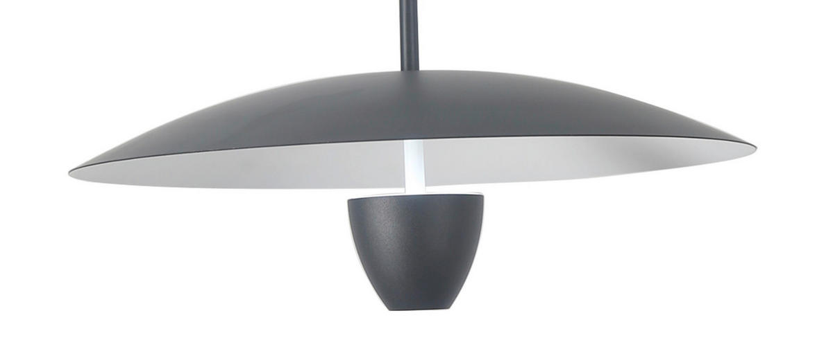 ZÁVESNÉ SVIETIDLO, 39/120 cm  - čierna, Design, kov (39/120cm)