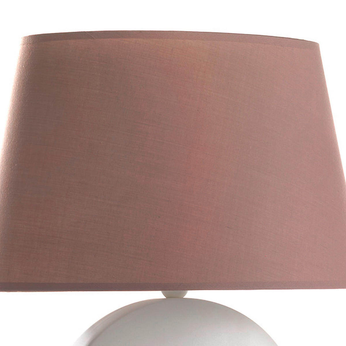 TISCHLEUCHTE 45/20/60 cm   - Erlefarben/Weiß, Basics, Keramik/Textil (45/20/60cm)