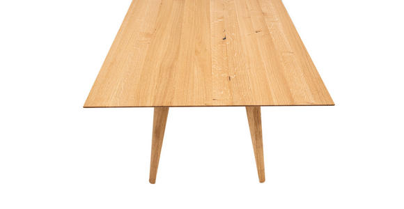 ESSTISCH Eiche massiv rechteckig Eichefarben  - Eichefarben, KONVENTIONELL, Holz (180/90/76cm) - Voleo