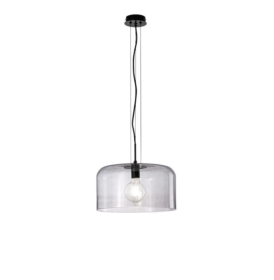 Luce ambiente Design Hängeleuchte Luce Ambiente e Design Grau, Schwarz 150 cm