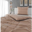 BETTWÄSCHE CUBY Satin 160/210 cm  - Taupe, KONVENTIONELL, Textil (160/210cm) - Esposa