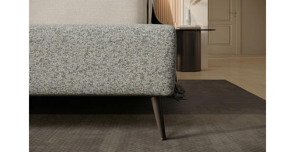 POLSTERBETT 180/200 cm  in Grün, Petrol, Beige  - Beige/Petrol, Design, Holz/Textil (180/200cm) - Esposa