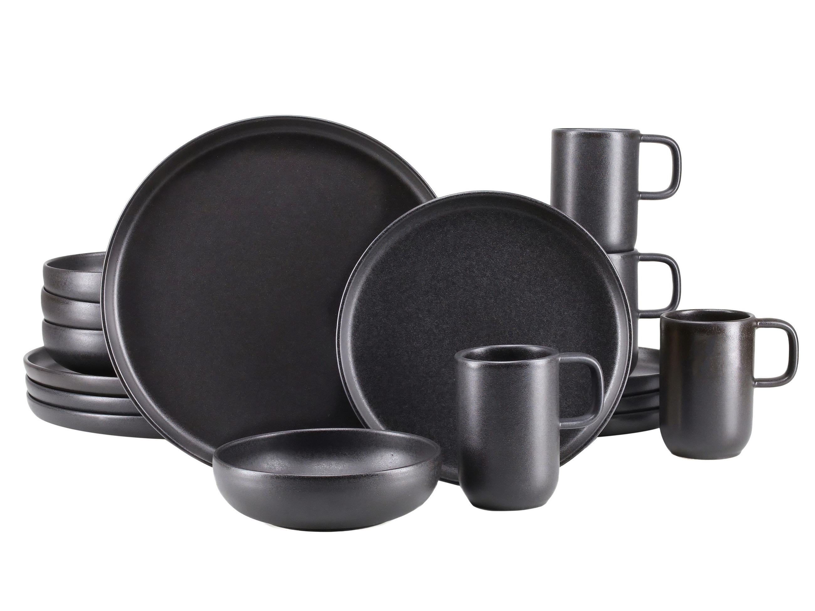 Creatable KOMBINOVANÁ SOUPRAVA Uno Black 16dílné