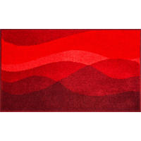 BADTEPPICH Rot 70/120 cm  - Rot, Basics, Kunststoff/Textil (70/120cm) - Grund