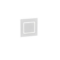 WANDEINBAULEUCHTE Sent 8,5/8,5/3,7 cm  - Weiß, Design, Metall (8,5/8,5/3,7cm) - Helestra