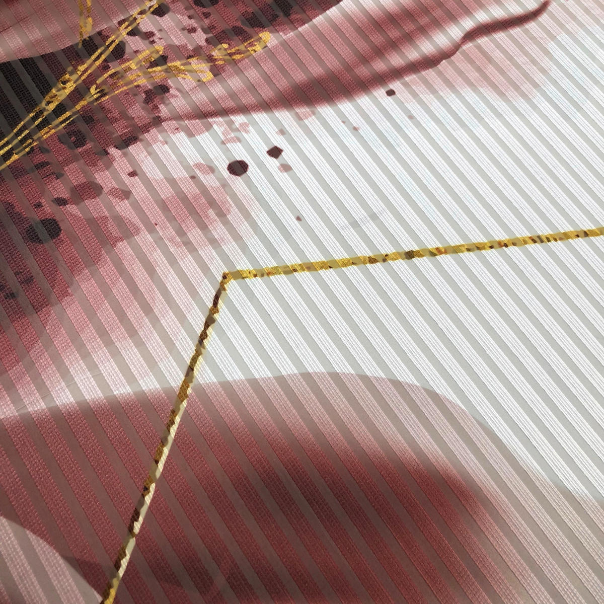 PANELOVÝ ZÁVĚS, 60/245 cm - růžová, Natur, textil (60/245cm)