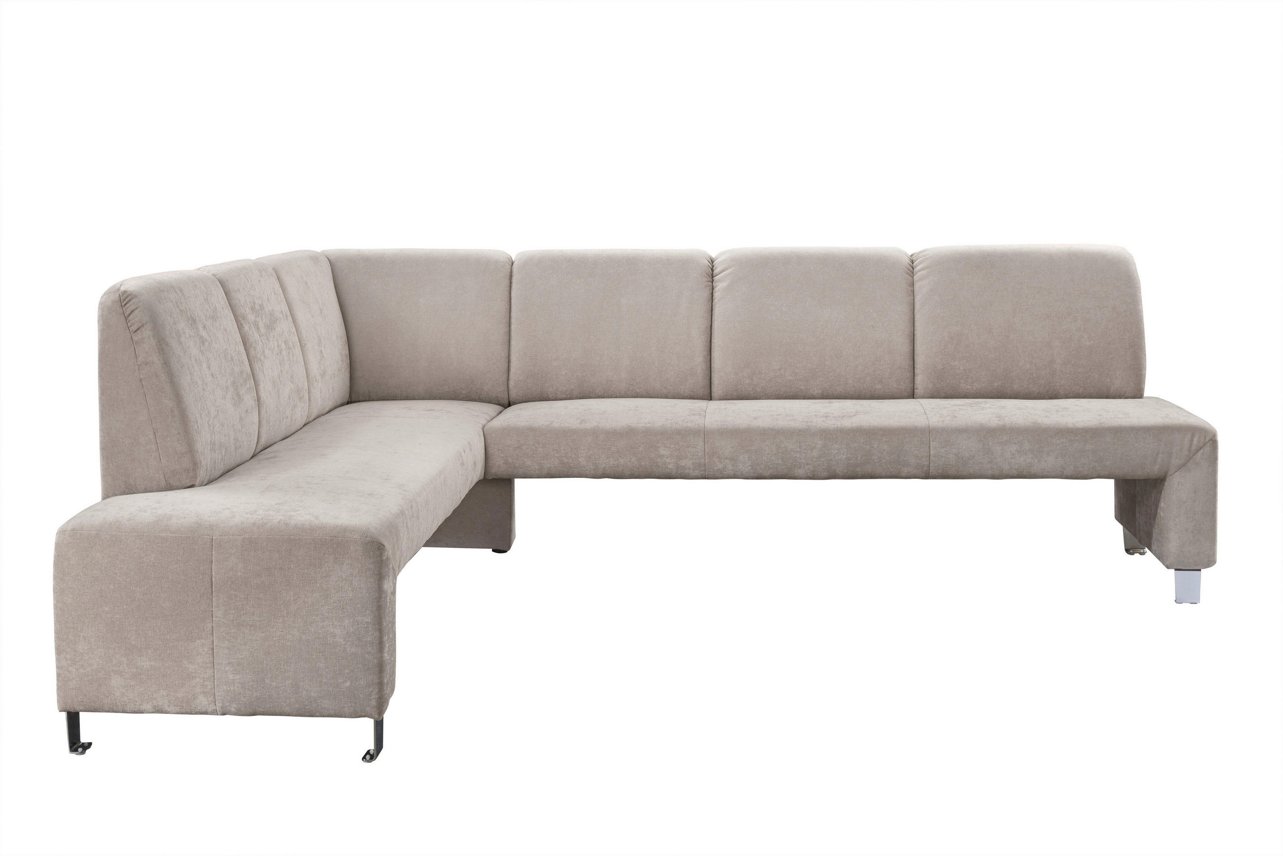 UGAONA KLUPA  boja peska   - srebrna/boja peska, Moderno, drvo/tekstil (263/198cm) - Livetastic