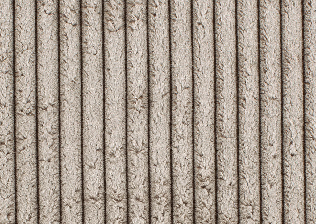 SCHLAFSOFA  mit Liegefunktion, Rücken echt, haustierfreundlicher Bezug Cord Beige  - Beige/Schwarz, KONVENTIONELL, Kunststoff/Textil (233/92/108cm) - Carryhome