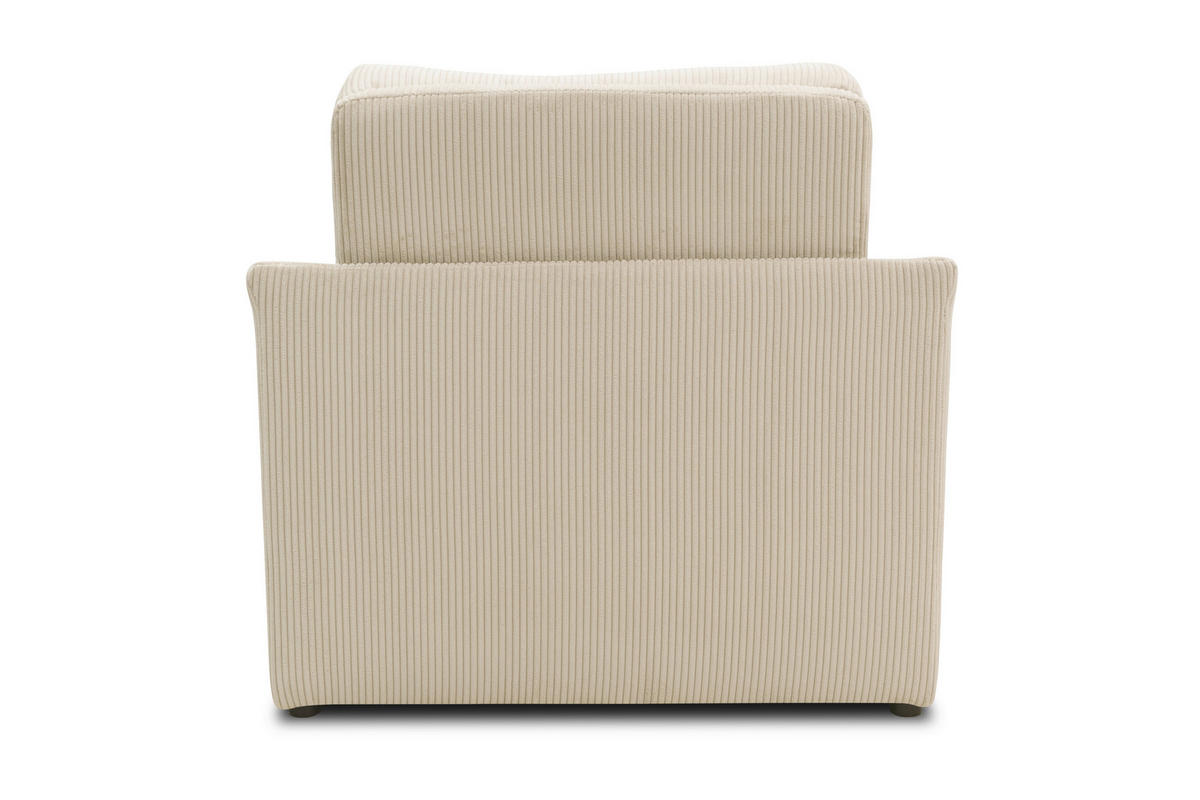 SCHLAFSESSEL RELAX BOX Mikrofaser Beige    - Beige/Schwarz, Basics, Kunststoff/Textil (108/86/96cm) - MID.YOU