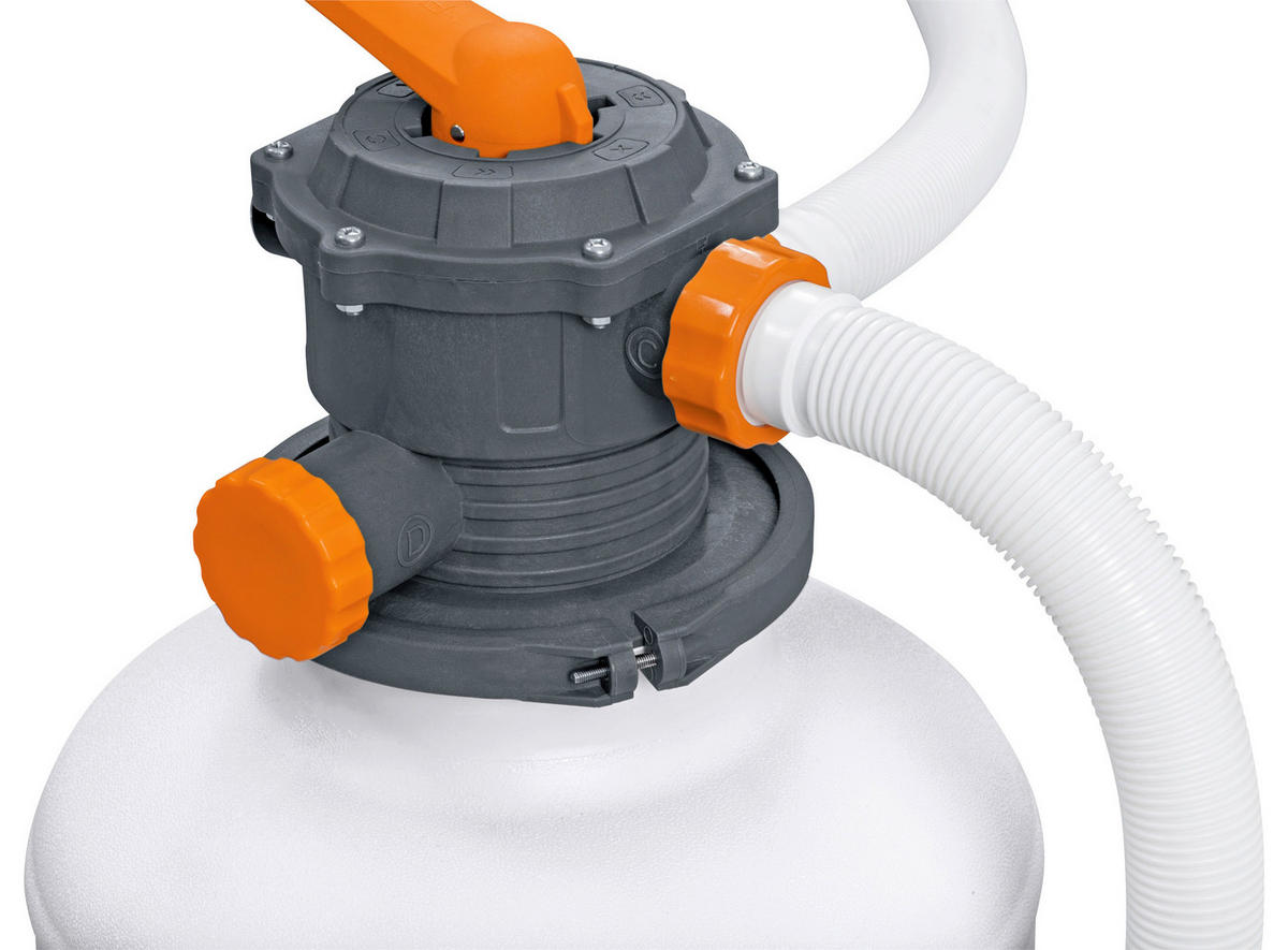 PÍSKOVÉ FILTRAČNÍ ČERPADLO 71/48,5/75 cm - šedá/oranžová, Konvenční, kov/plast (71/48,5/75cm) - Bestway