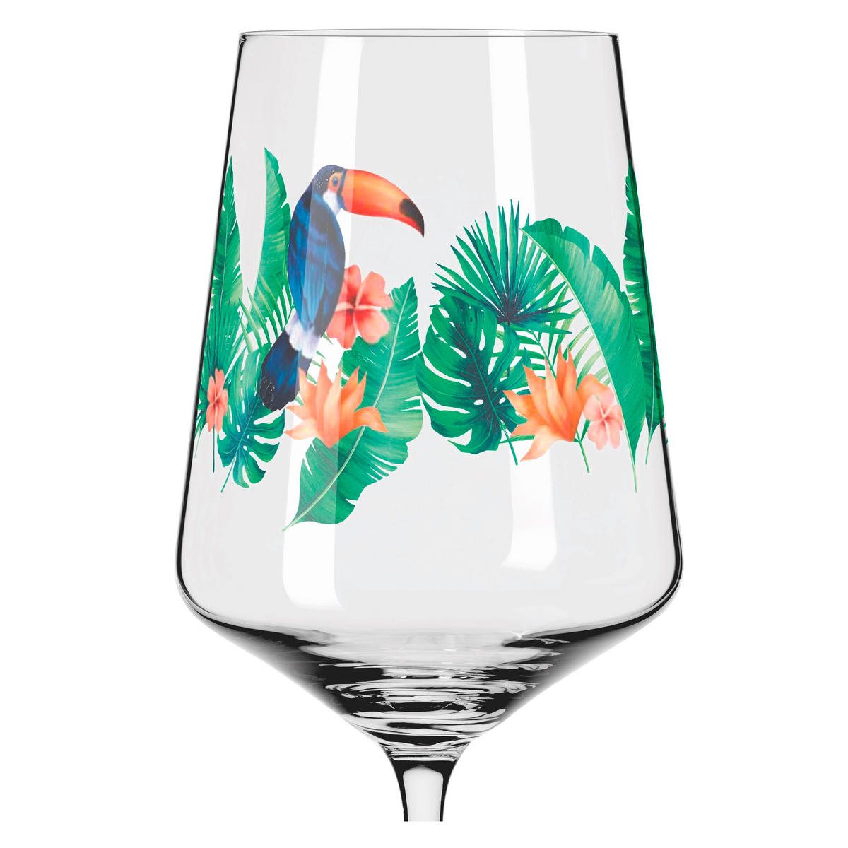 SPRITZERGLAS 544 ml  - Blau/Orange, LIFESTYLE, Glas (8,3/22,5/8,3cm) - Ritzenhoff